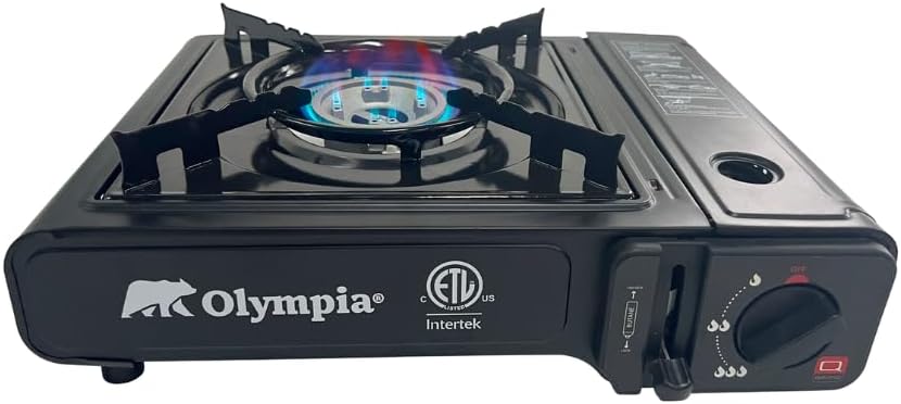Cocina Portátil Olympia de Butano con Encendido eléctrico 7,000 BTU