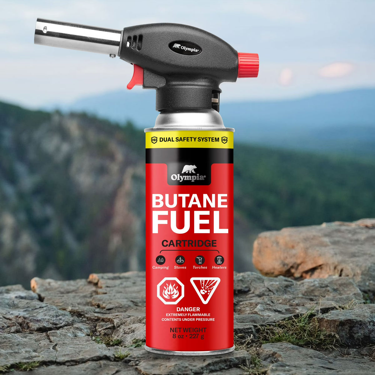 lata de butano marca olympia