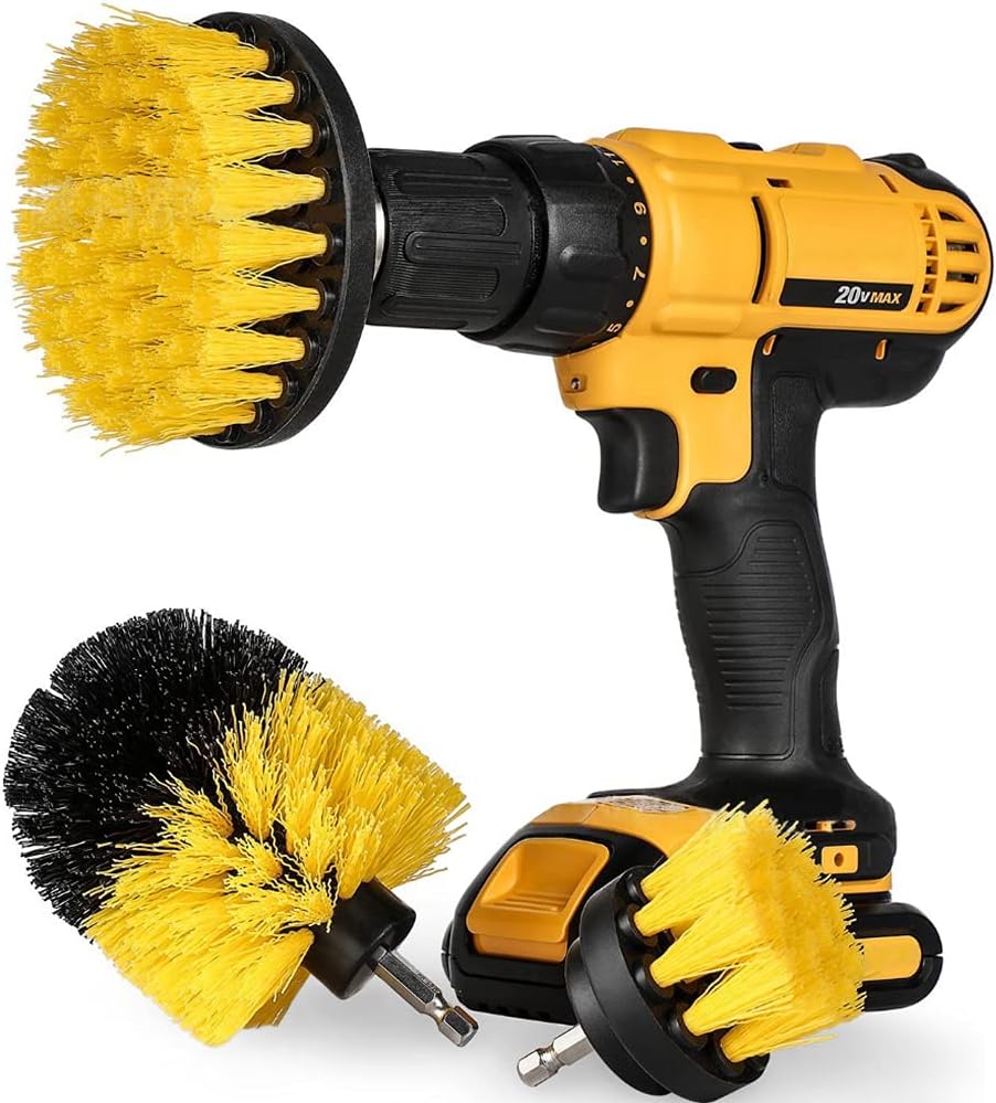 Paquete de 3 cepillos para  taladro