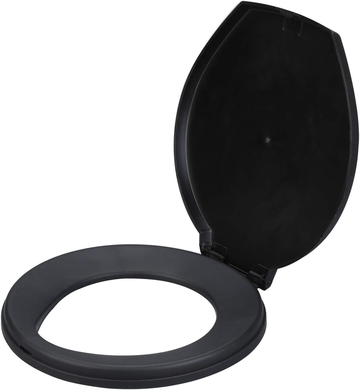 Poceta negra con base para papel