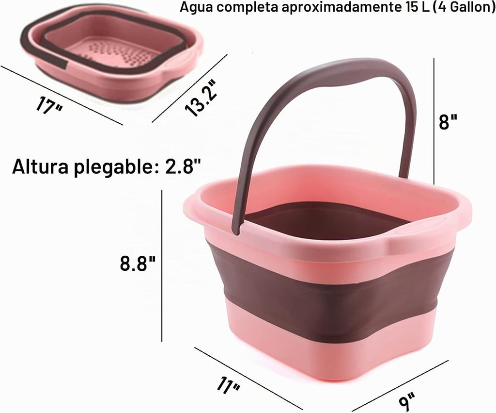 Tobo plegable para pies 20 Litros