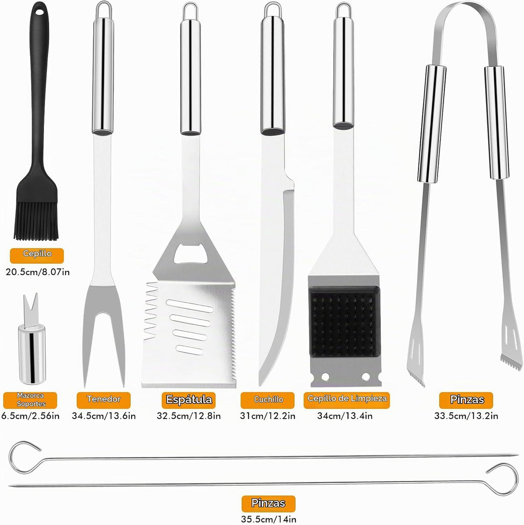 Kit parrillero sencillo 20 pcs