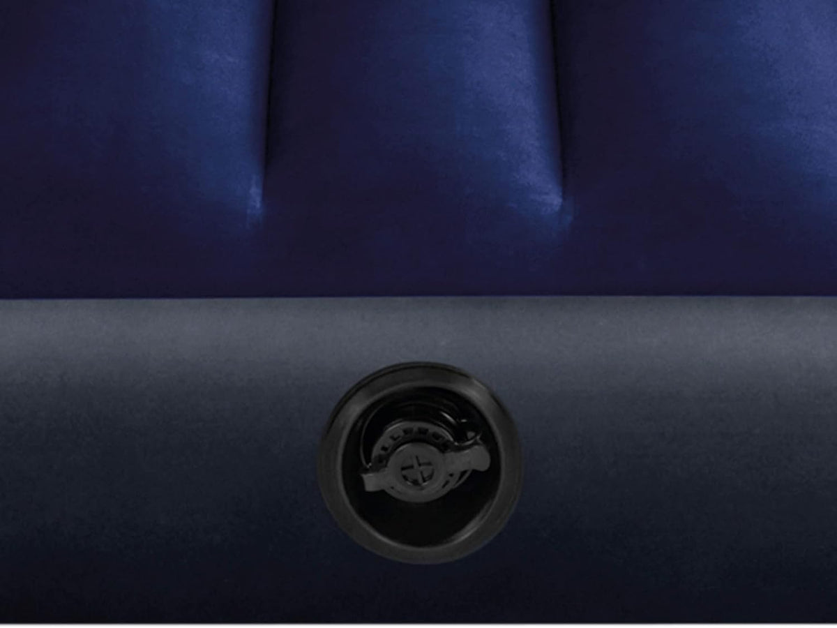 Colchon inflable intex tamaño queen incluye bomba manual y dos almohadas 203x152x25cm