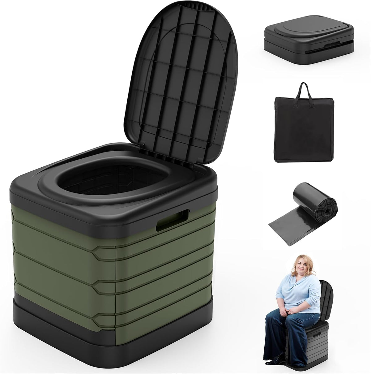 baño poceta plegable Jetshark 150kg