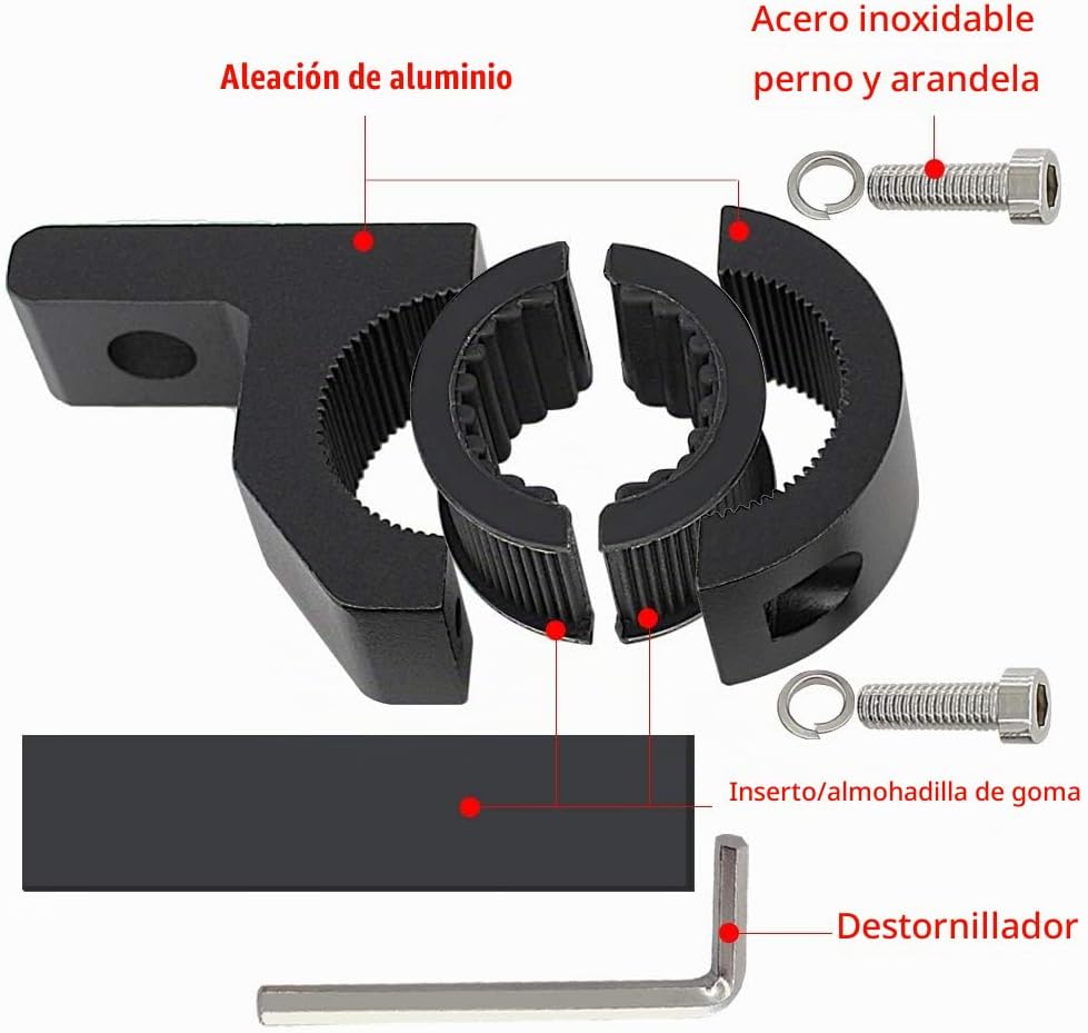 Bases Tubulares Para ATV y Moto (0.75,1,1.25 pulgadas)