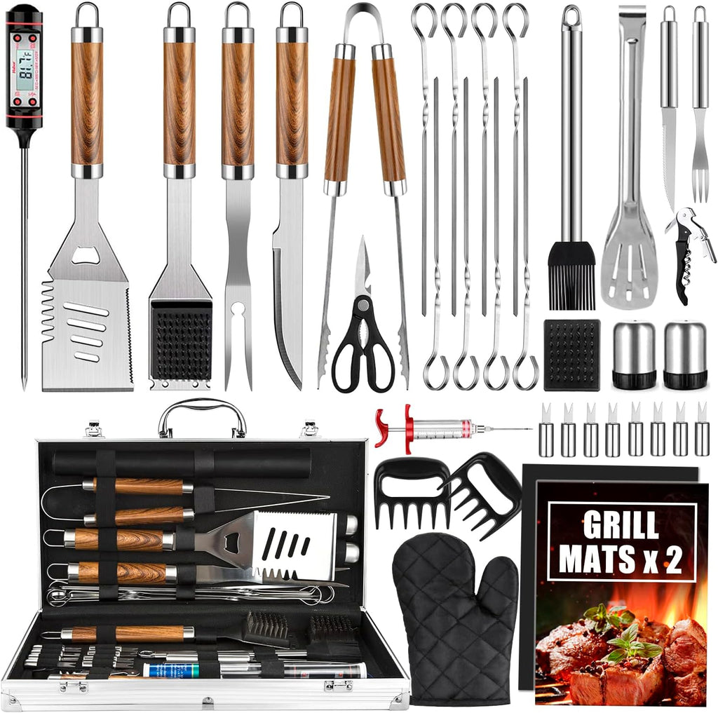 Kit Parrillero 38 Pcs Estuche rigido
