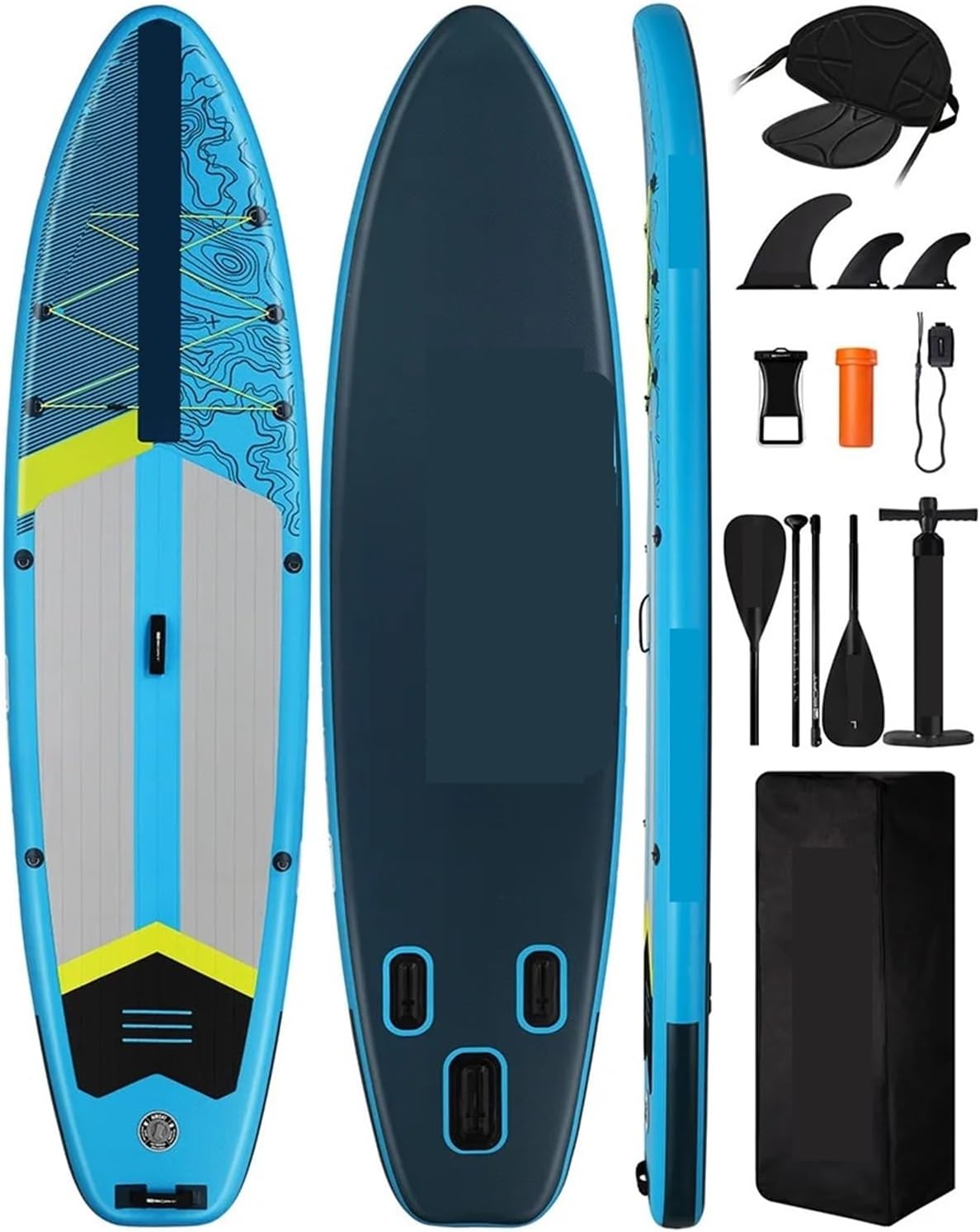 Tabla para paddle inflable impermeable con remo