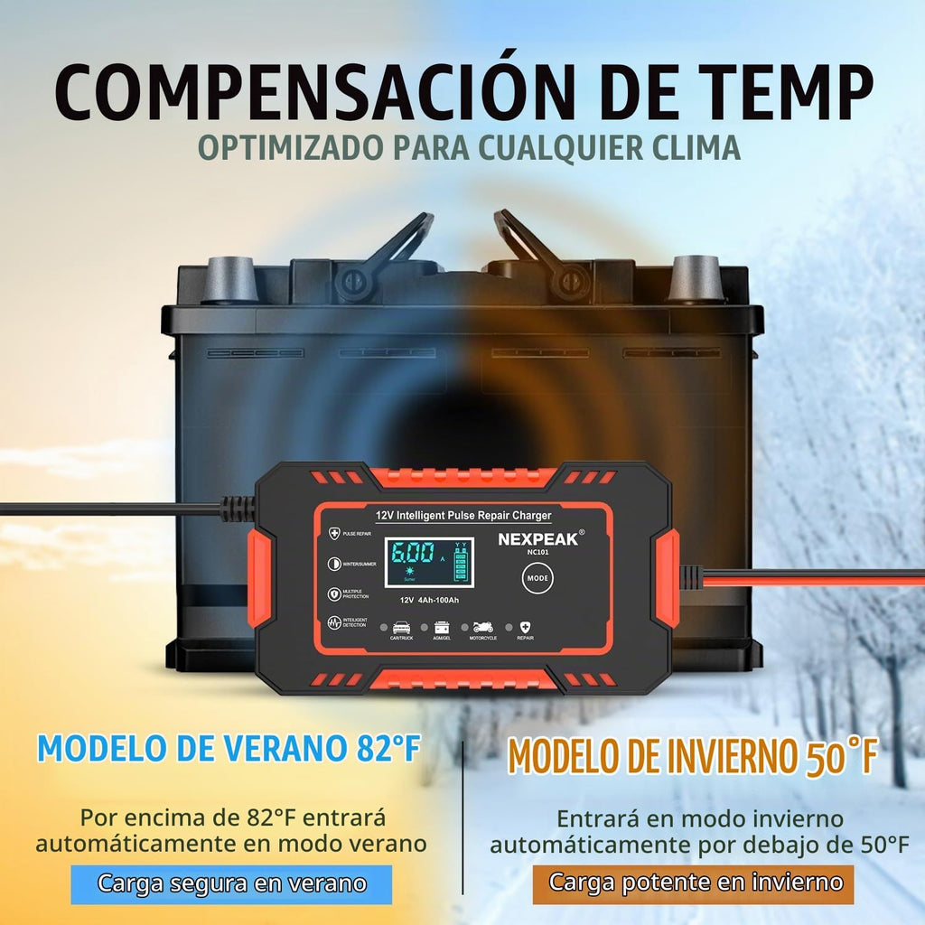 Cargador de batería NEXPEAK