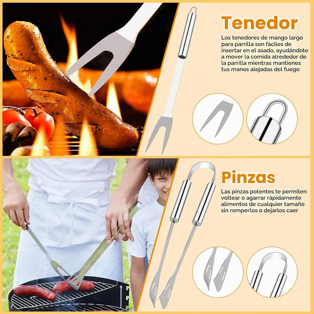 Kit parrillero sencillo 20 pcs