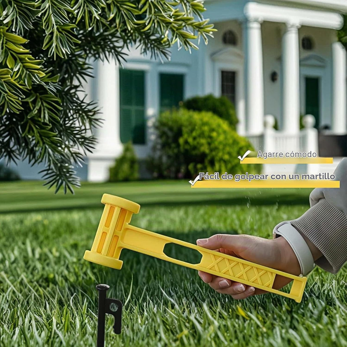 Martillo para stacks de plastico