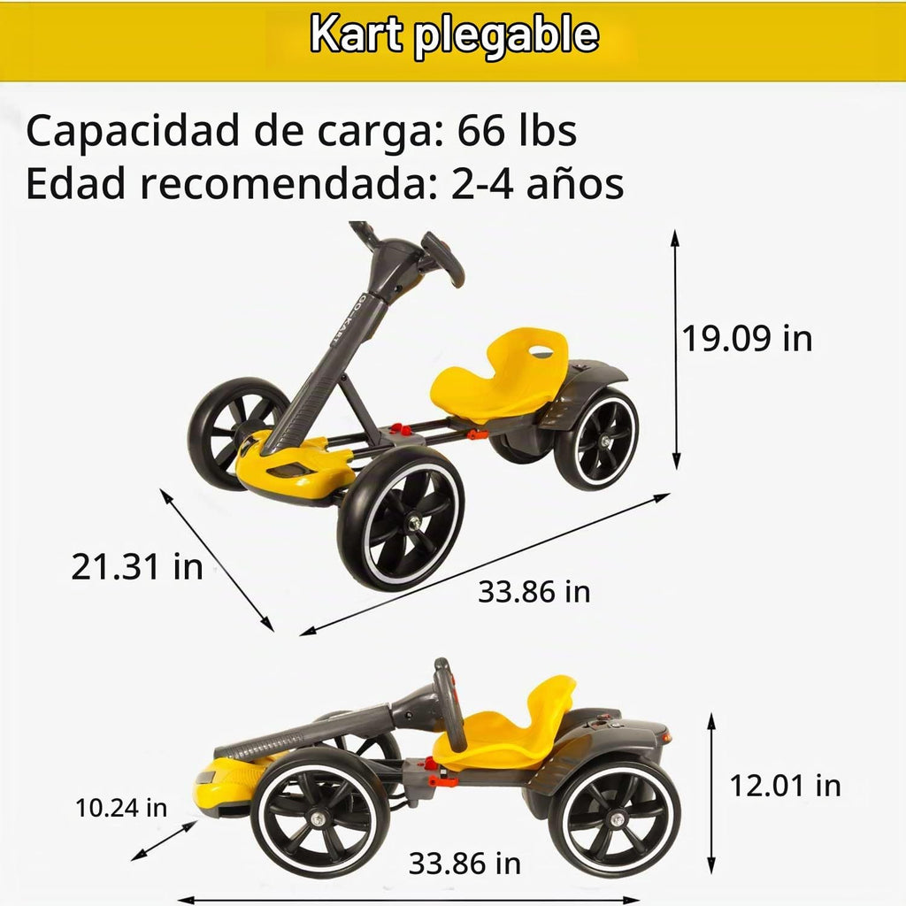 carro go kart a bateria