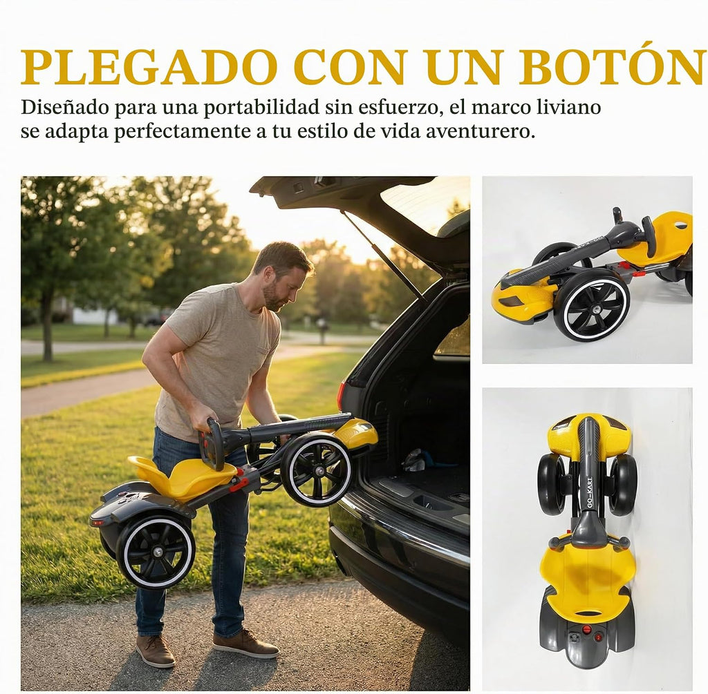 carro go kart a bateria