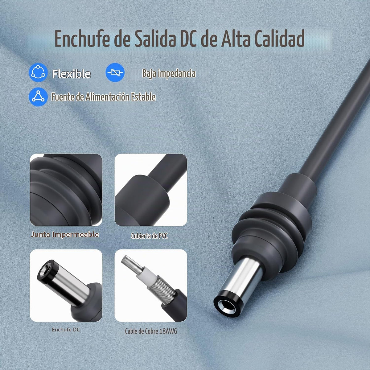 3-1 Starlink mini Cable de alta velocidad type C 12V y normal 5 metros
