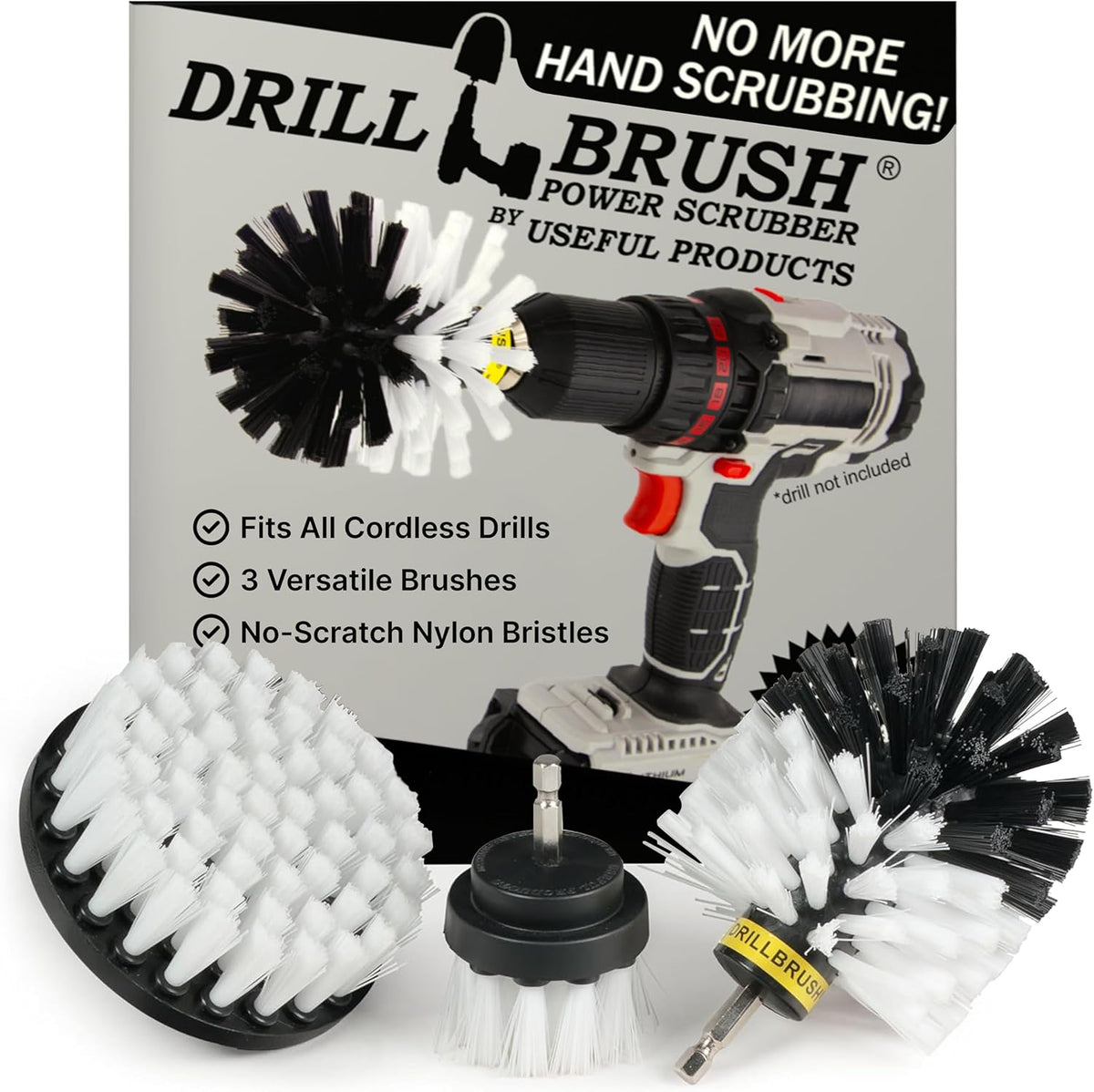 Kit de Cepillos cerdas suaves blanco