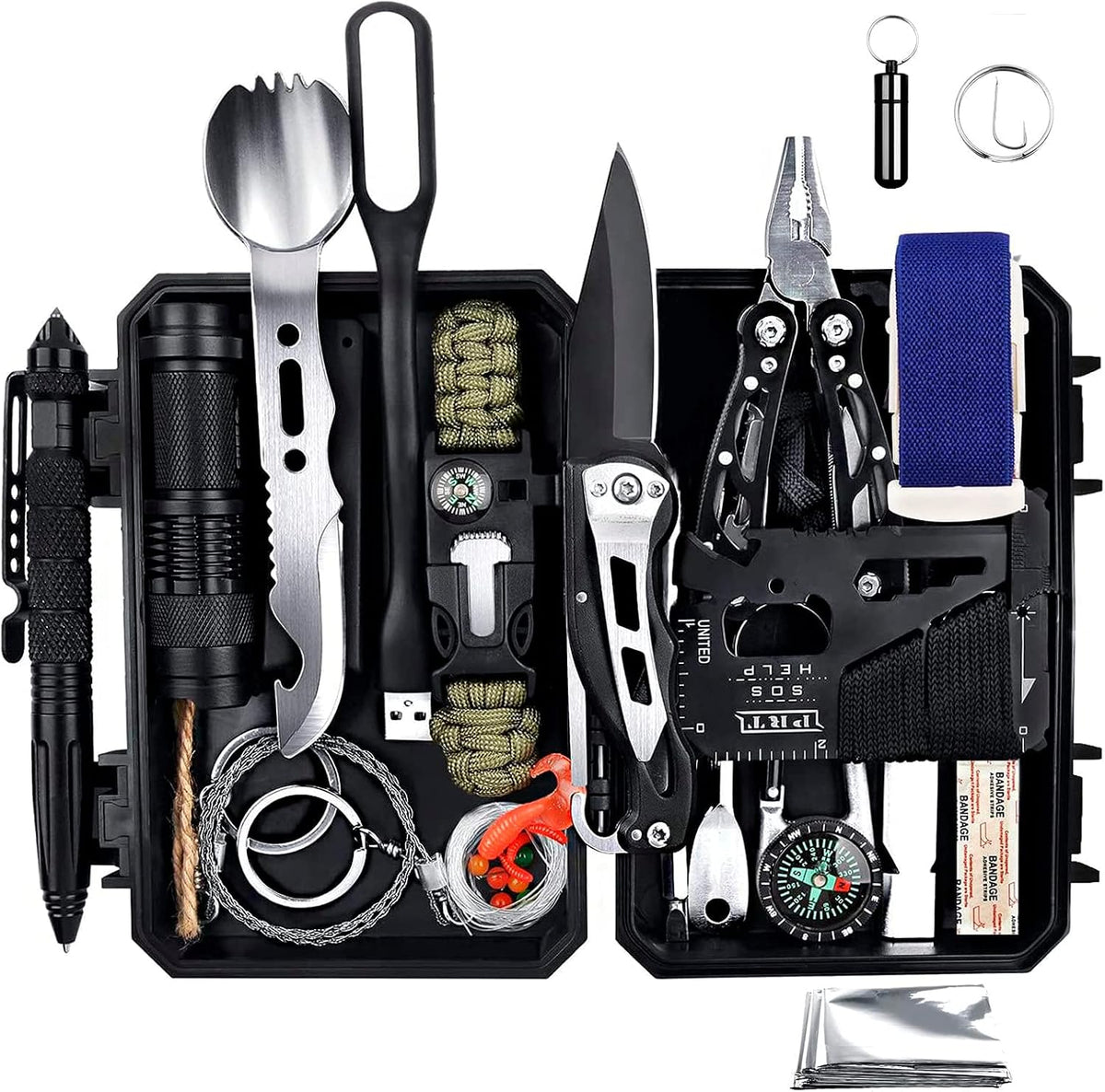 Kit de supervivencia de emergencia 60 en 1