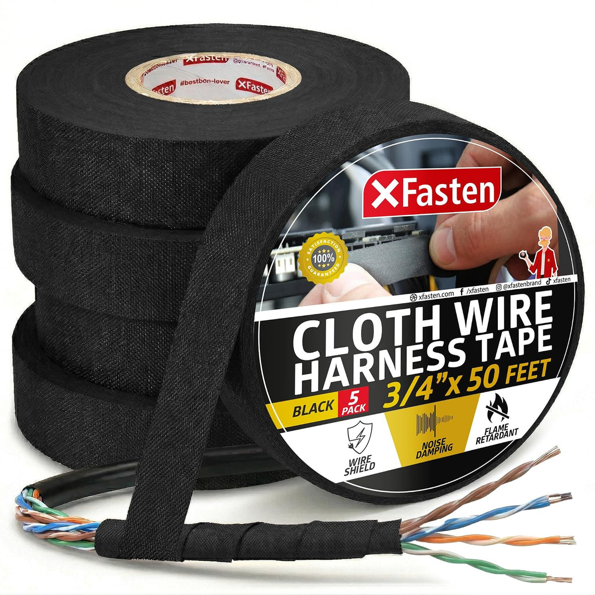 tape para instalación eléctrica
