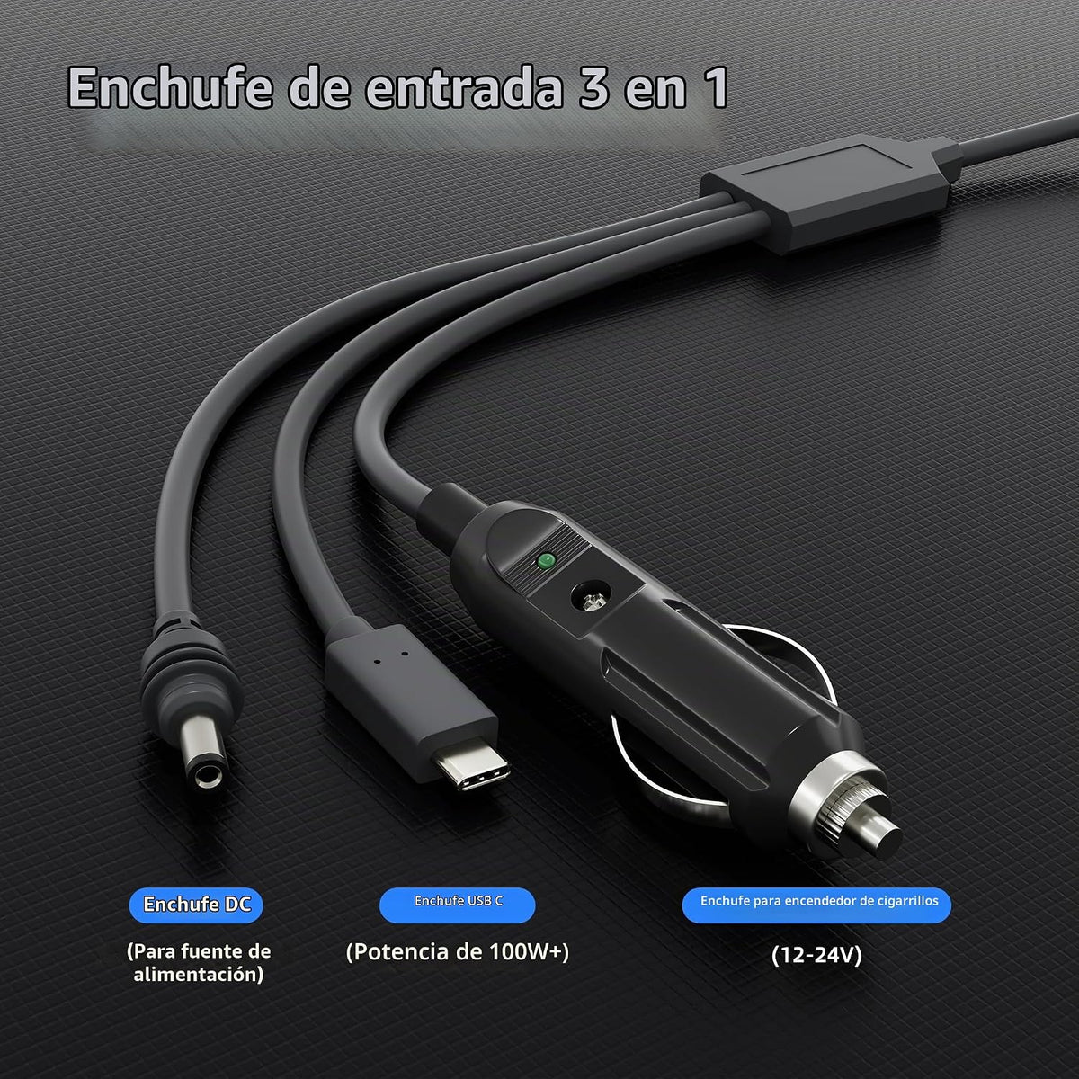 3-1 Starlink mini Cable de alta velocidad type C 12V y normal 5 metros