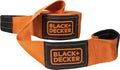 BLACK+DECKER Correa de remolque de recuperación resistente de 4" x 30' con