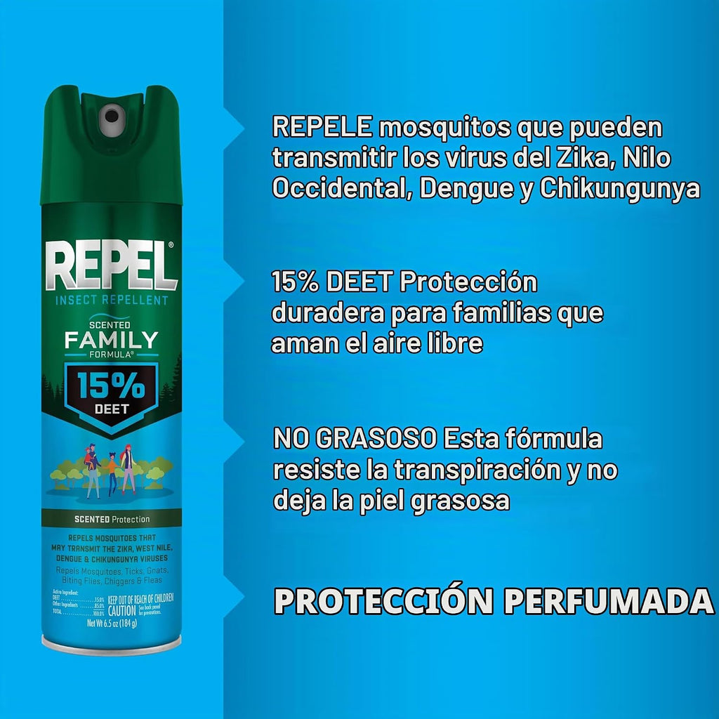 Repel family Fragance free aerosol