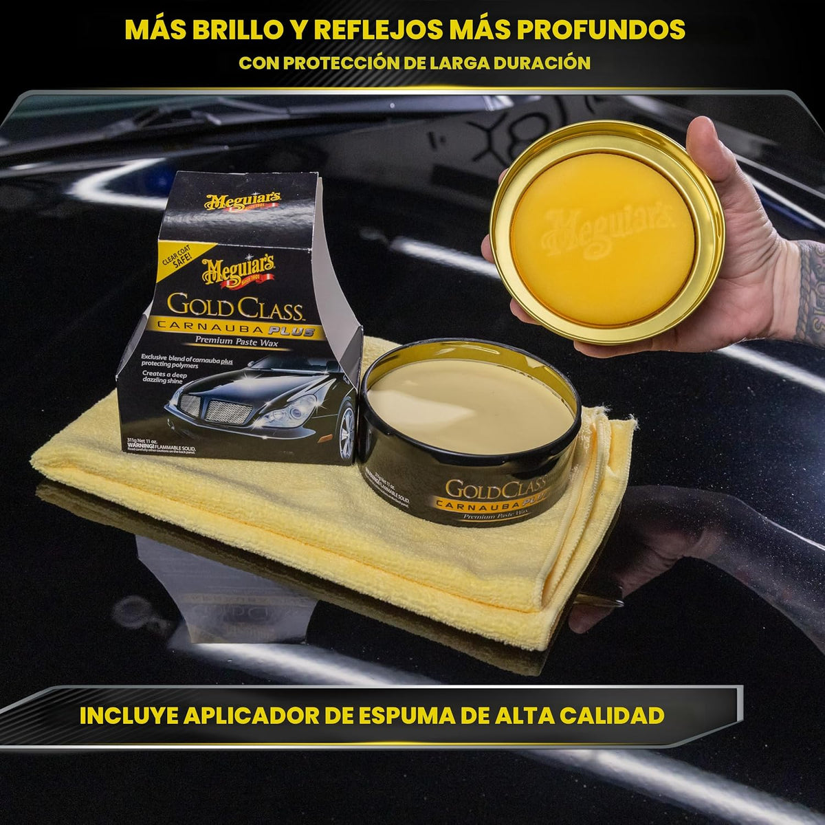 Cera en pasta Gold Class Carnauba  Meguiars 311g