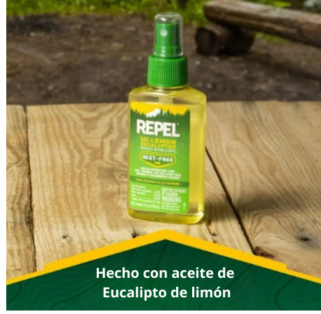 Repel Repelente De Insectos De Eucalipto Y Limón Deet Free locion
