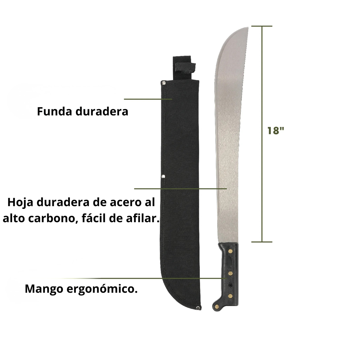 Machete 18 Inch Ozark Trail