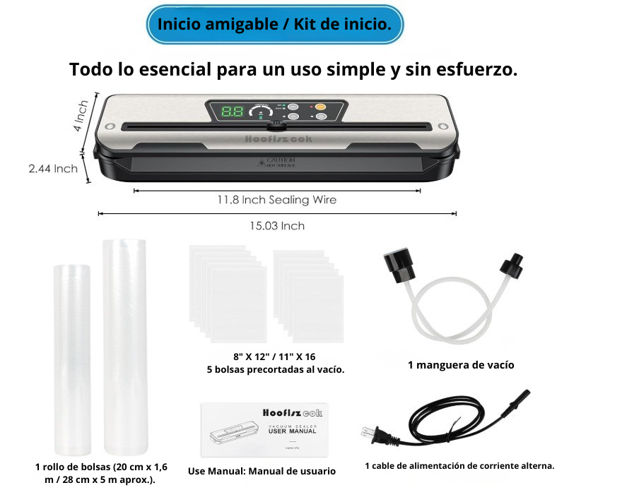 Máquina selladora al vacío