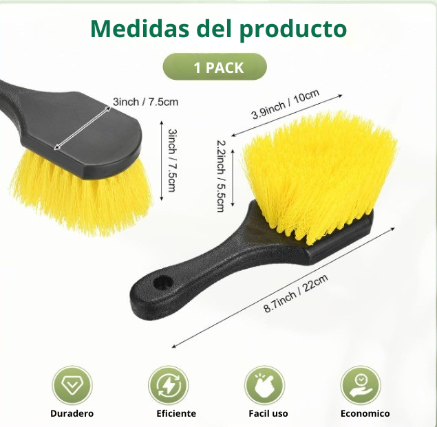 Paquete de 1 cepillo de limpieza