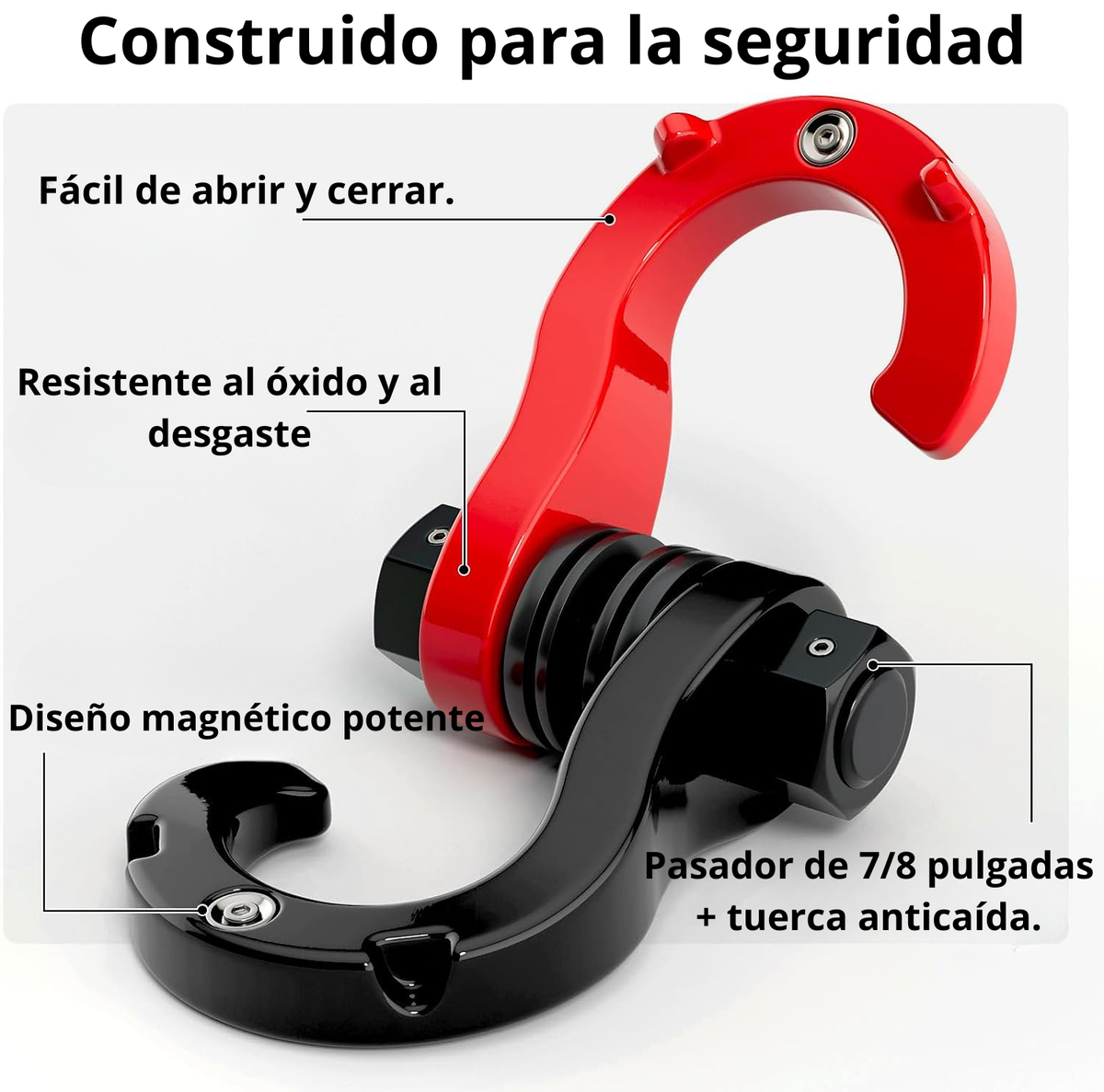 Grilletes de anillo en D Anillos en D de alta resistencia 66138 lb AUTOBOTS