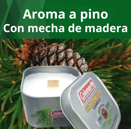 Vela Repelente Coleman De Citronella 25h