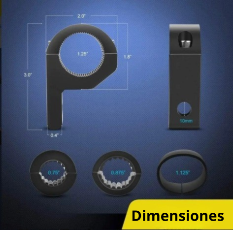 Bases Tubulares Para Farros Y Barras Led para vigas y rack
