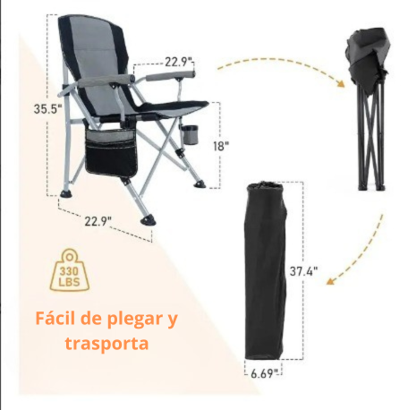 Silla portátil de campamento plegable Australina