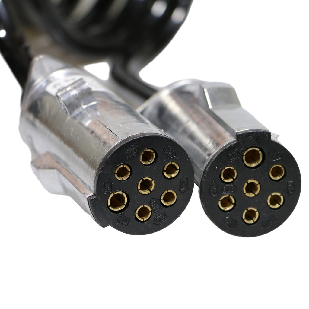 Conector para trailer 7 pines macho y hembra
