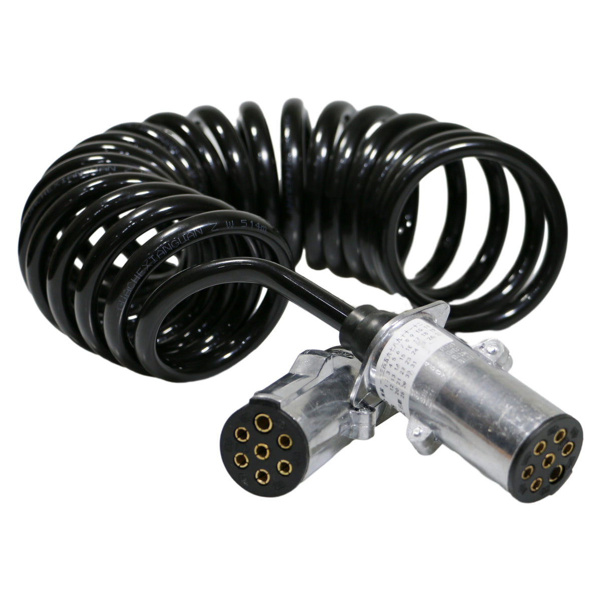 Conector para trailer 7 pines macho y hembra