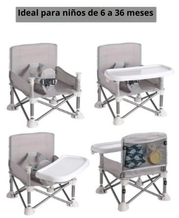 Silla Plegable Para Bebe Y Niños Hasta 2 Años