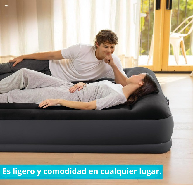 Colchon Intex Twin color negro