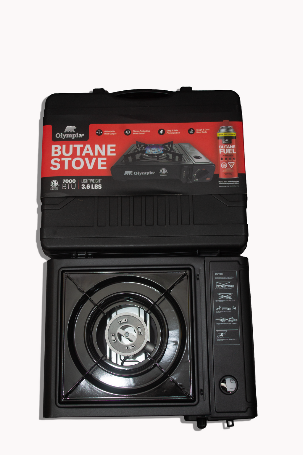 Cocina Portátil Olympia de Butano con Encendido eléctrico 7,000 BTU