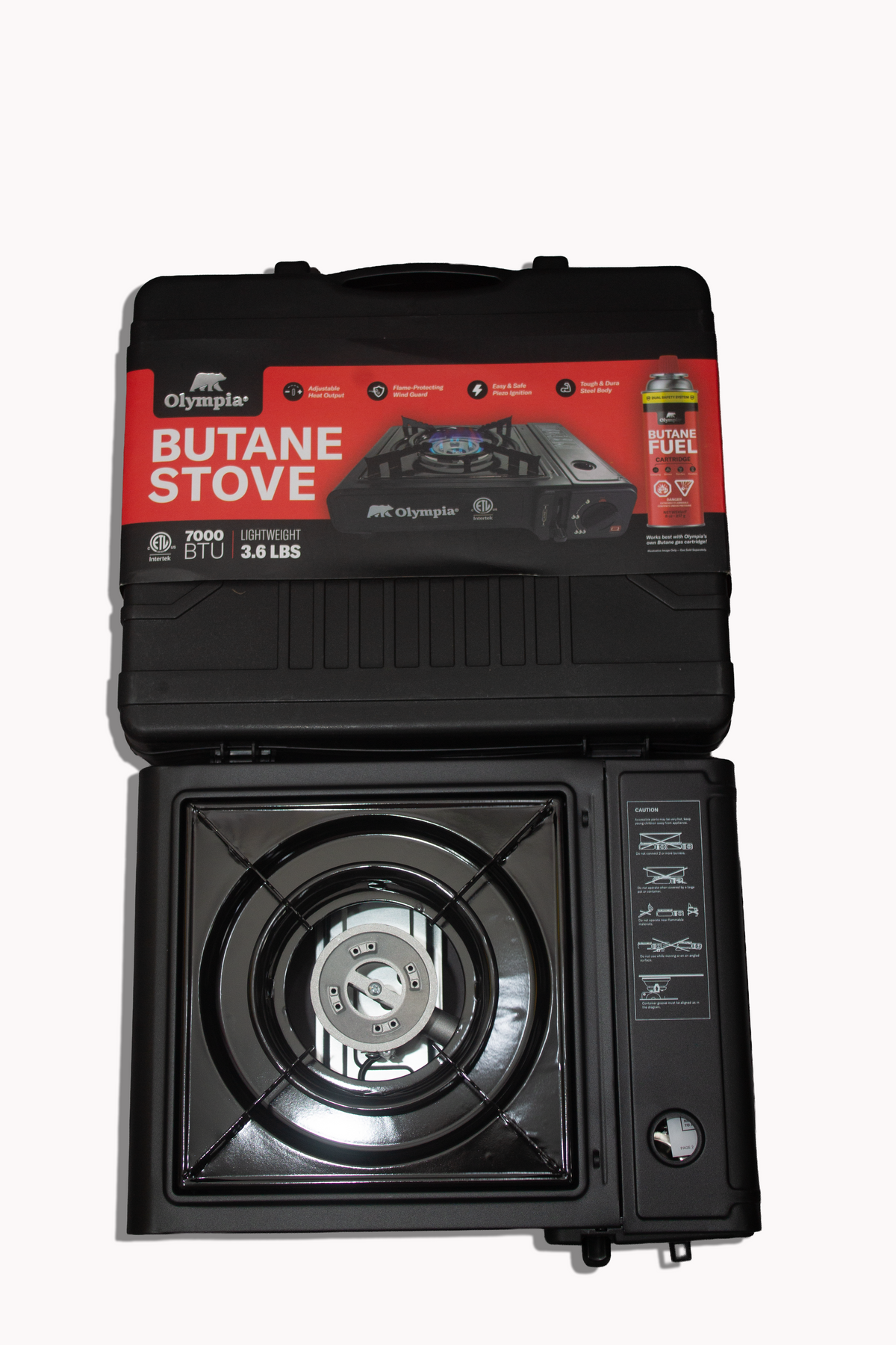 Cocina Portátil Olympia de Butano con Encendido eléctrico 7,000 BTU