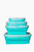 Kit De Tupper Colapsable 4 Tuppers