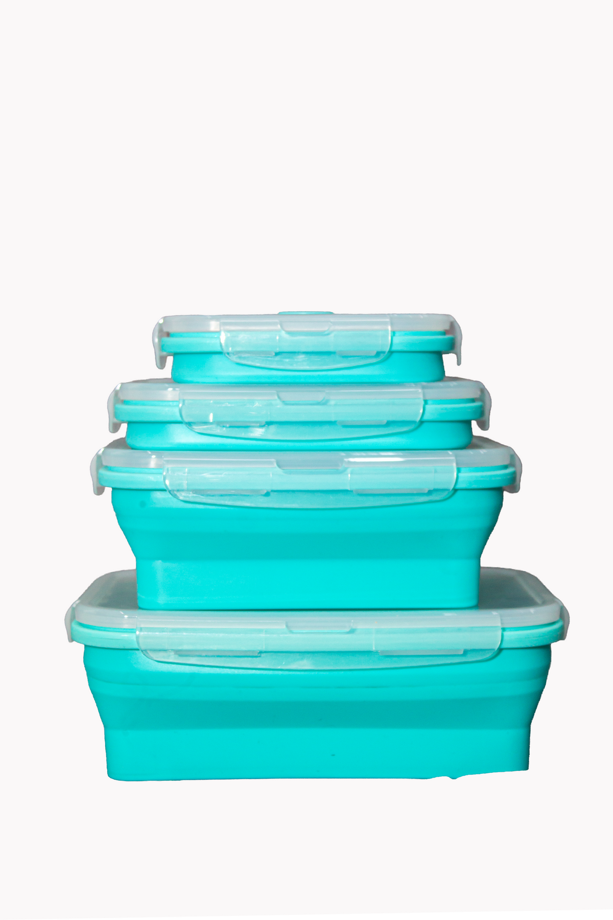 Kit De Tupper Colapsable 4 Tuppers