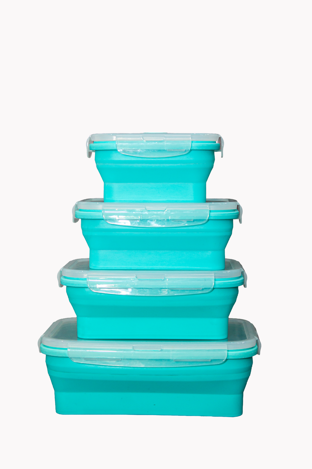 Kit De Tupper Colapsable 4 Tuppers