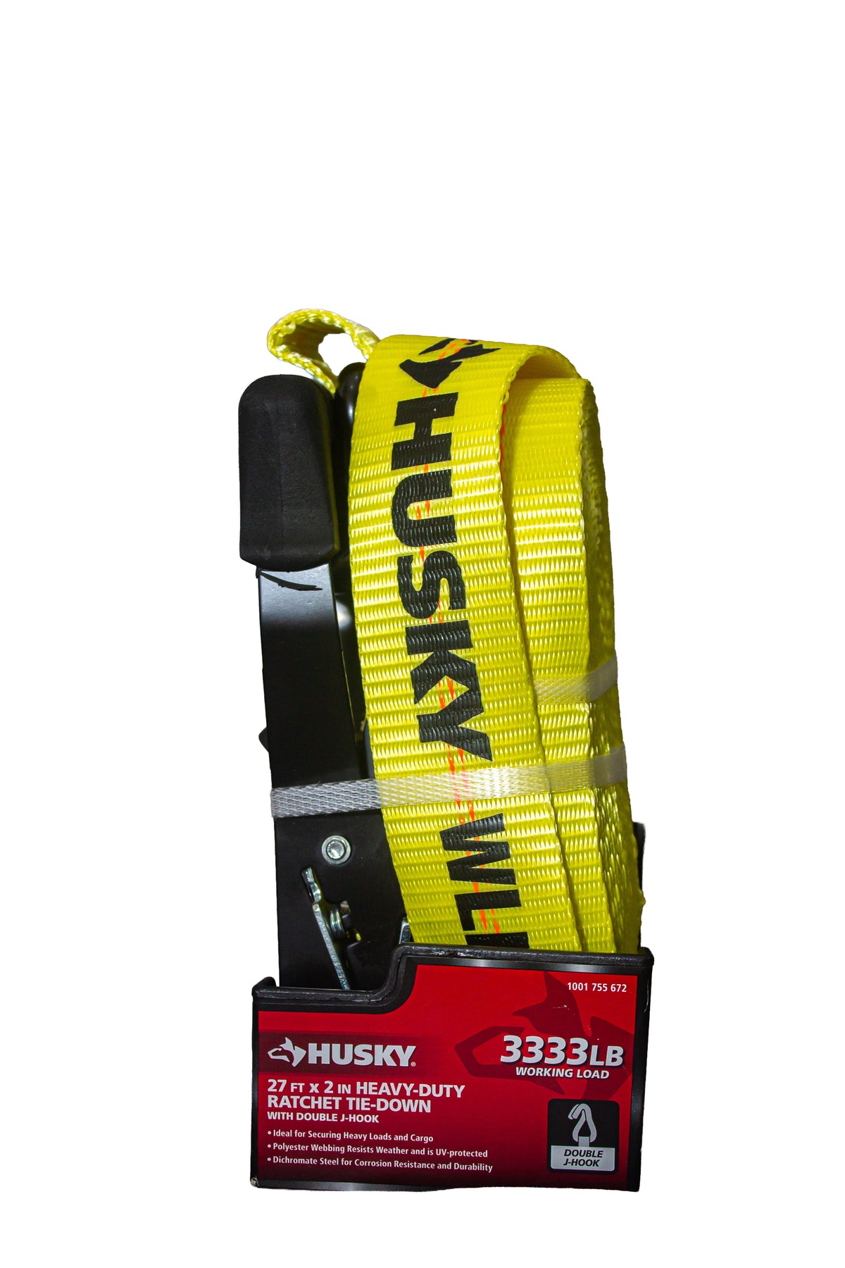 Cinchas De Ratchet Husky 3.333 Libra 27 Pies X 2 Pulgadas
