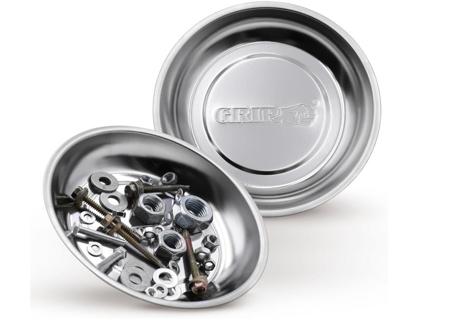 Bandeja magnética de acero inoxidable de 6" para piezas