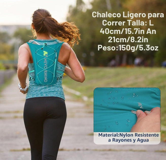 chaleco camelback  de hidratación con bolsa de agua de 1,5 L