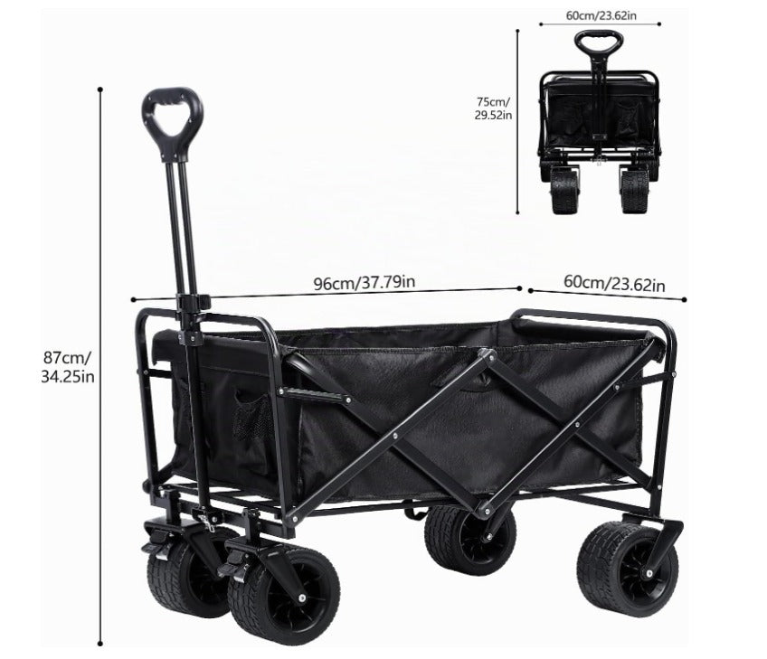 Carros plegables de transporte hasta 200KG