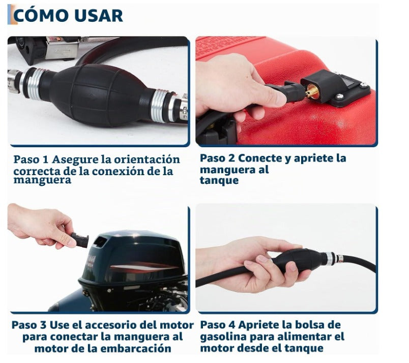 Tanque portátil marino de 6 galones