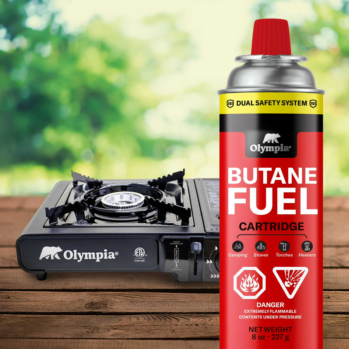 lata de butano marca olympia