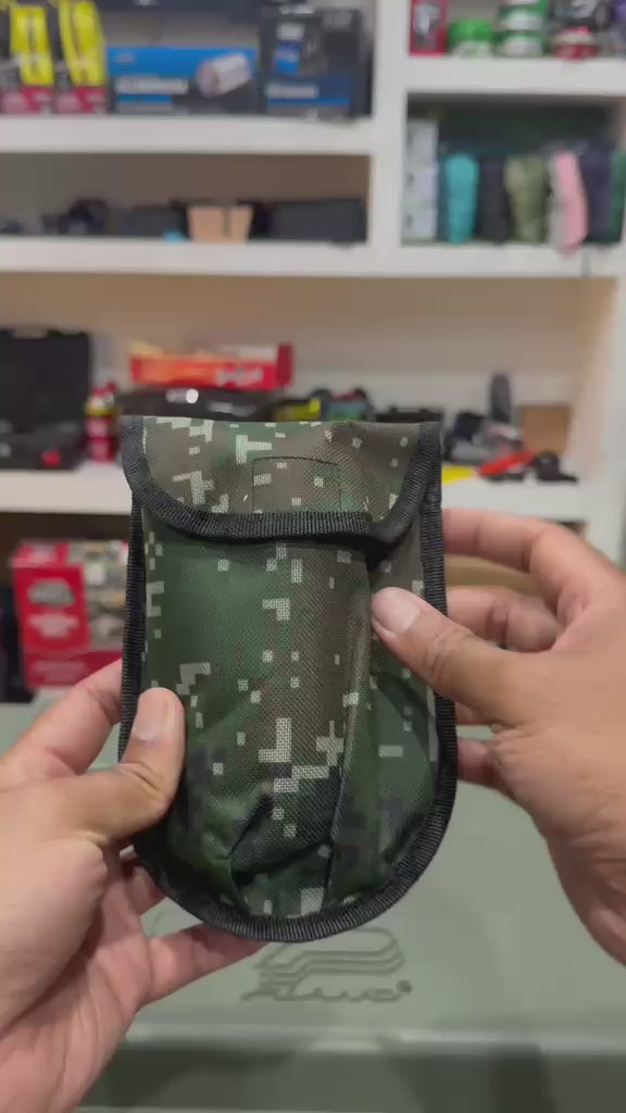 Pala Plegable Multifuncional De Acero Al Carbono Con Brújula