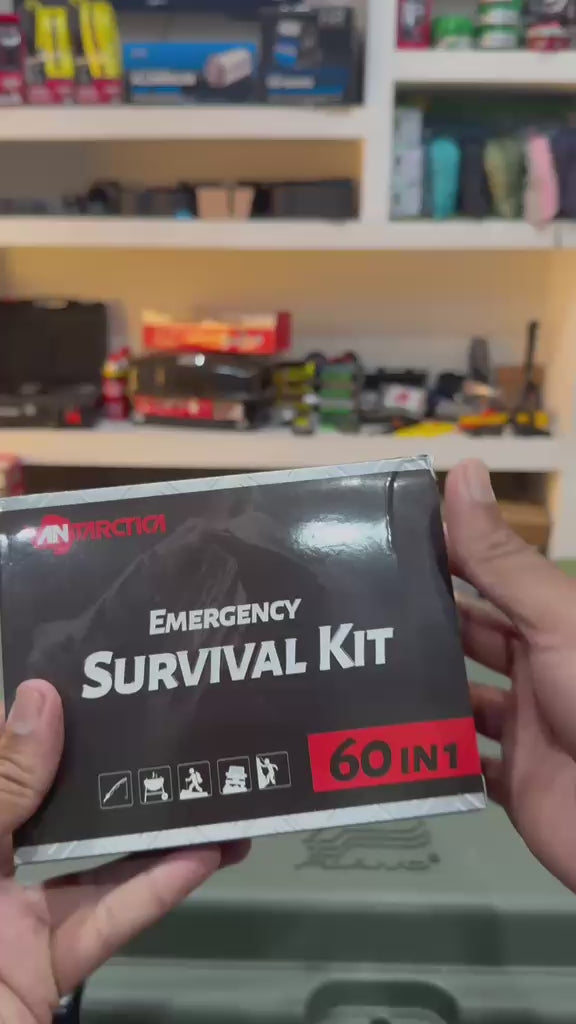 Kit de supervivencia de emergencia 60 en 1