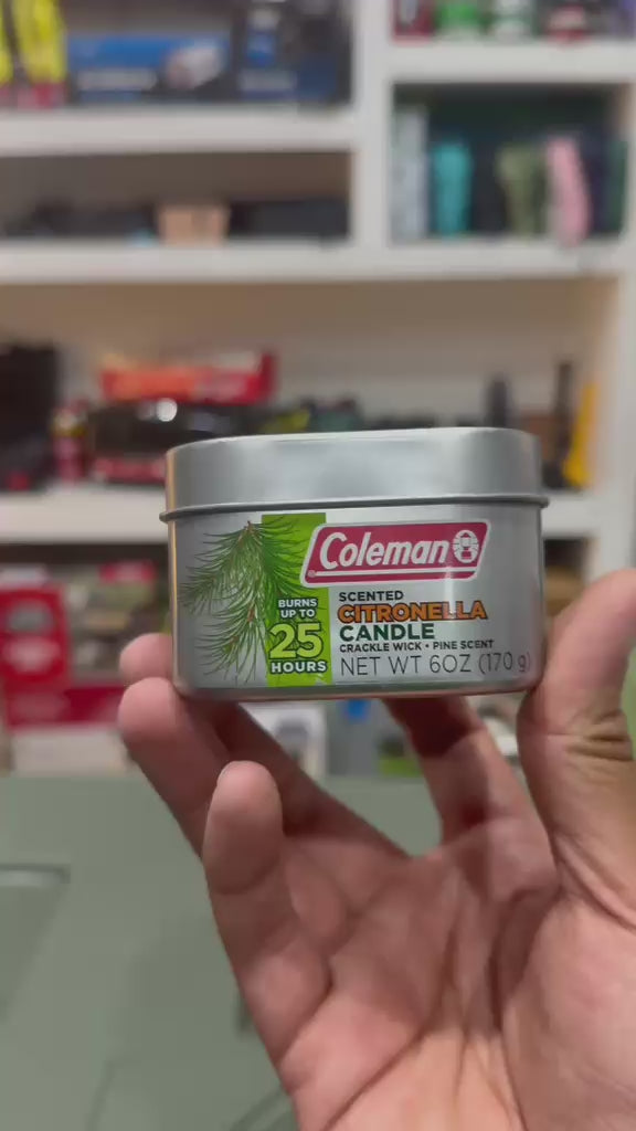 Vela Repelente Coleman De Citronella 25h